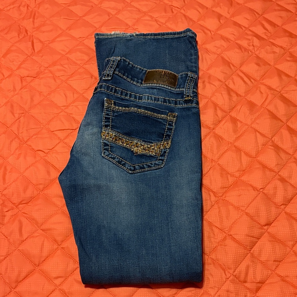 BKE Women's Boot Cut Jeans - Blue